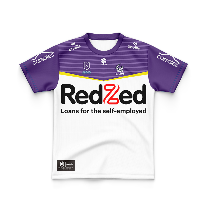 Kid's NRL Melbourne Storm 2024 Away Jersey