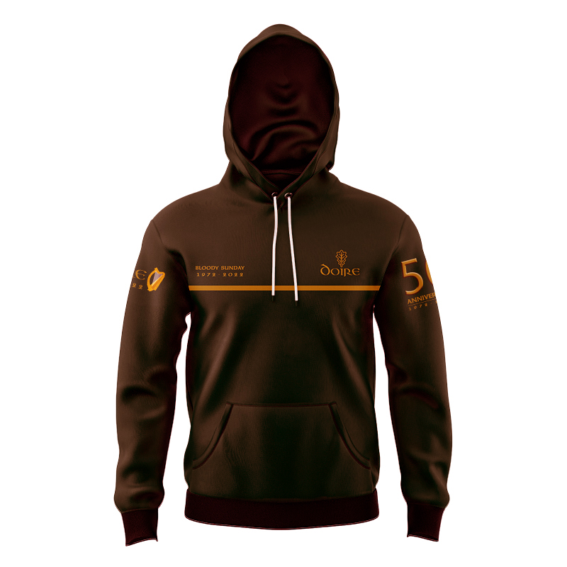 Kid's GAA Derry Bloody Sunday Commemorative Brown Hoodie