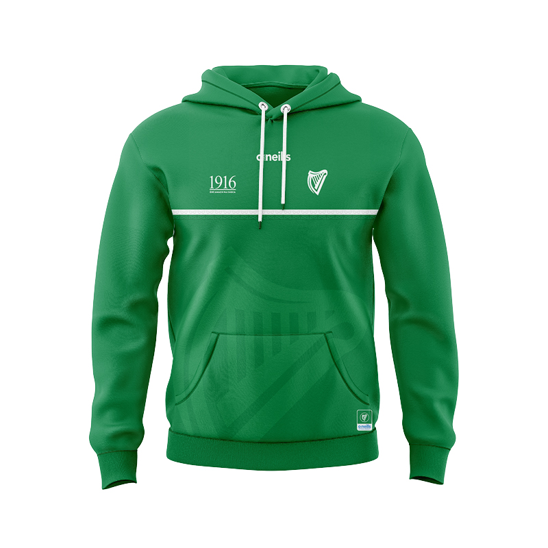 Men's Ireland GAA 1916 Commemoration Light Green Hoodie