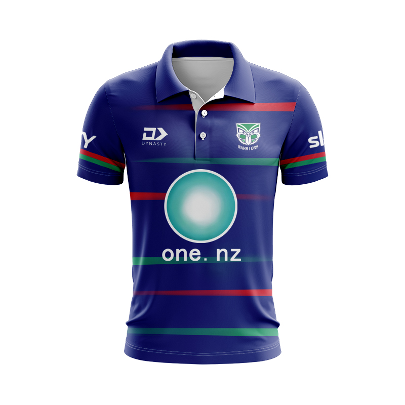 NRL New Zealand Warriors 2024 Dynasty Training Polo Shirt