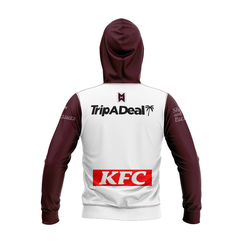 Kid's NRL Manly Warringah Sea Eagles 2024 Away Hoodie