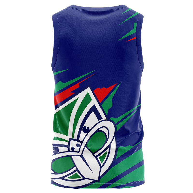 NRL New Zealand Warriors 2024 'FISHFINDER' Singlet
