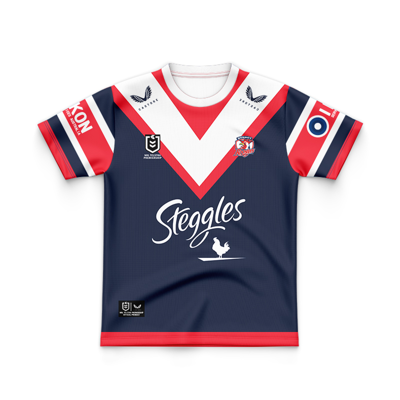 Kid's NRL Sydney Roosters 2024 Home Jersey
