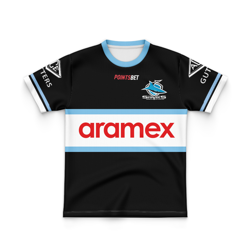 Kid's Cronulla Sutherland Sharks 2023 Away Jersey