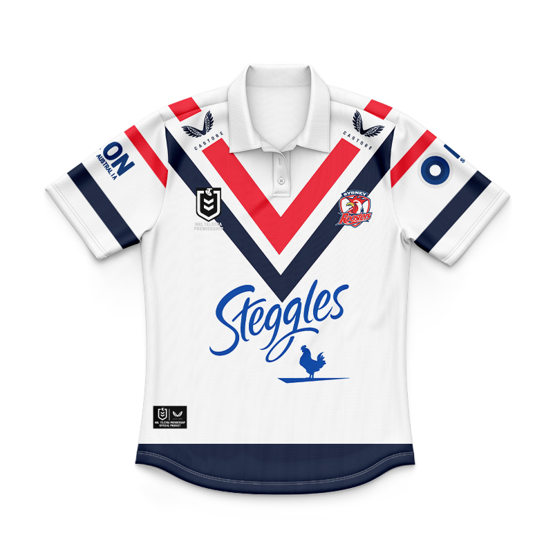 Kid's NRL Sydney Roosters 2024 Away Polo Shirt