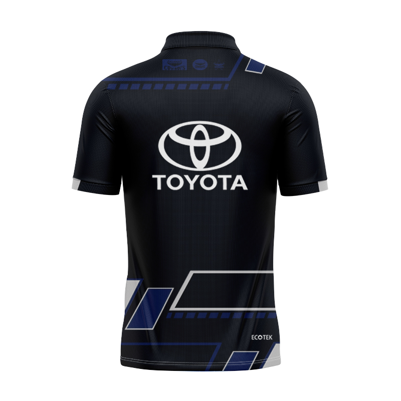 NRL North Queensland Cowboys 2025 Black Training Polo Shirt