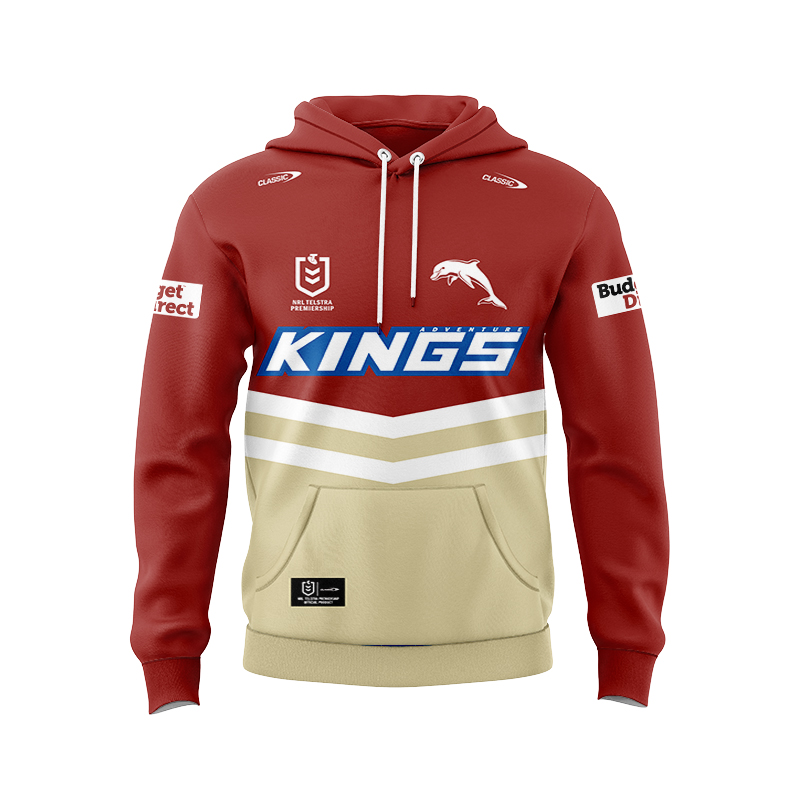 NRL Dolphins 2024 Home Hoodie