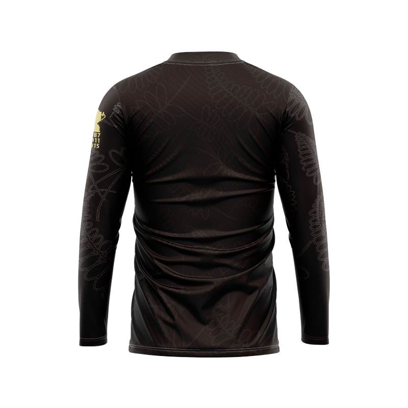 New Zealand All Blacks RWC 2023 Long Sleeve Home Jersey