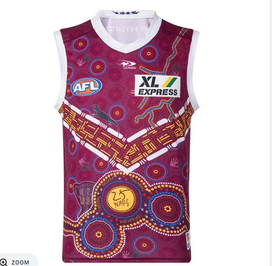 AFL Brisbane Lions 2022 Indigenous Guernsey