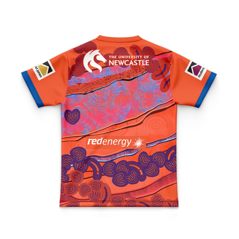 Kid's NRL Newcastle Knights 2024 Retail Indigenous Jersey