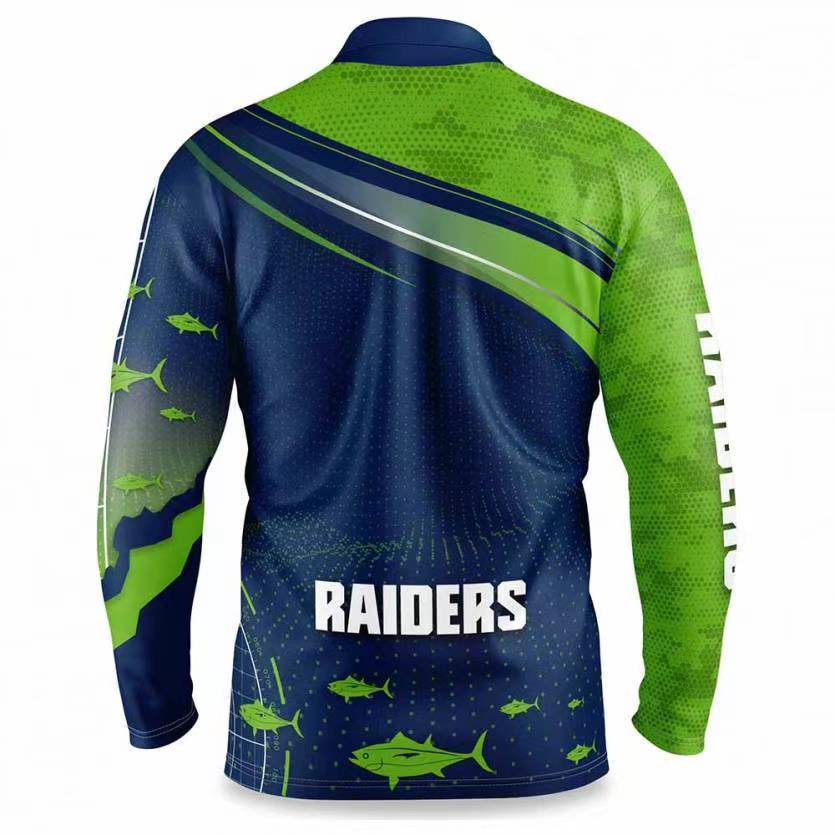 NRL Canberra Raiders 2022 'FISHFINDER' Fishing Shirt
