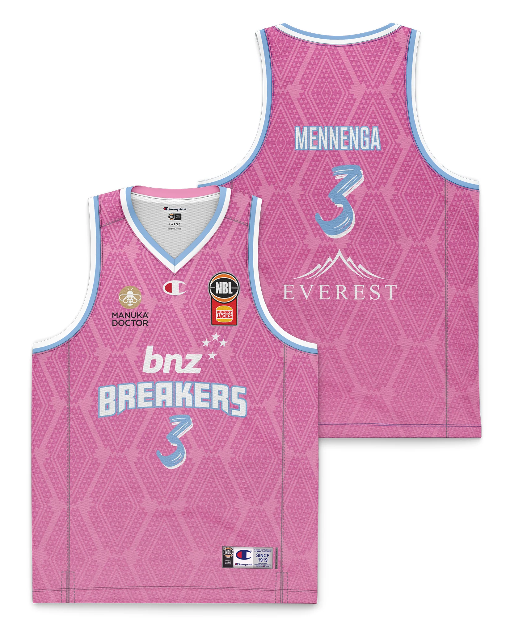 New Zealand Breakers 24/25 Primary Jersey - Sam Mennenga