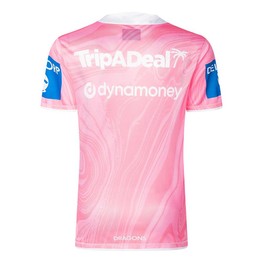 NRL St George Illawarra Dragons 2025 Pink Training Jersey