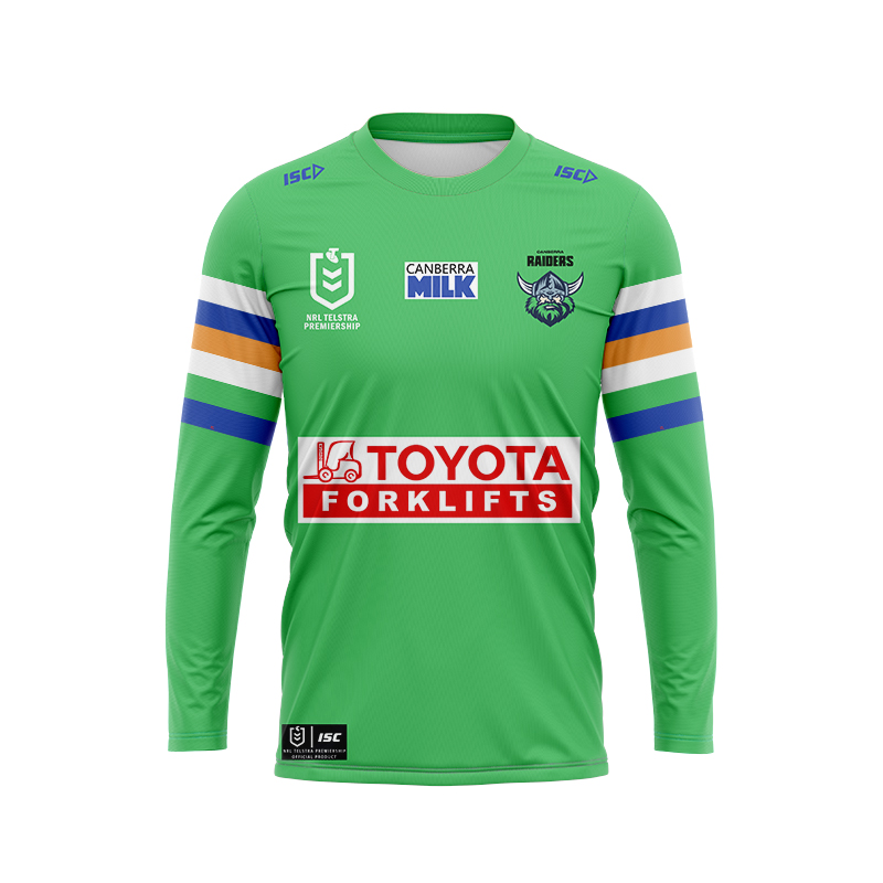 NRL Canberra Raiders 2024 Long Sleeve Home Jersey