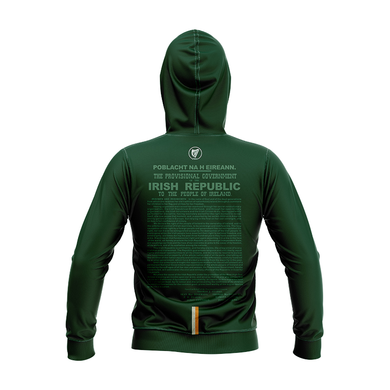 Kid's Ireland GAA 1916 Commemoration Green Hoodie