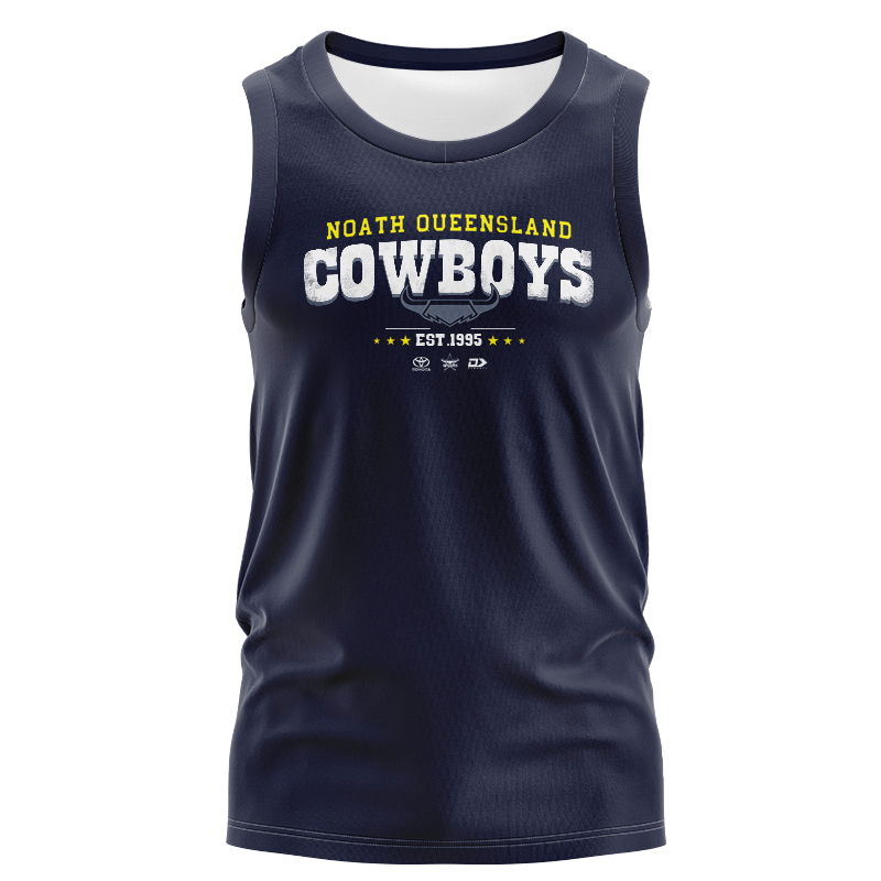 NRL North Queensland Cowboys 2024 Graphic Singlet