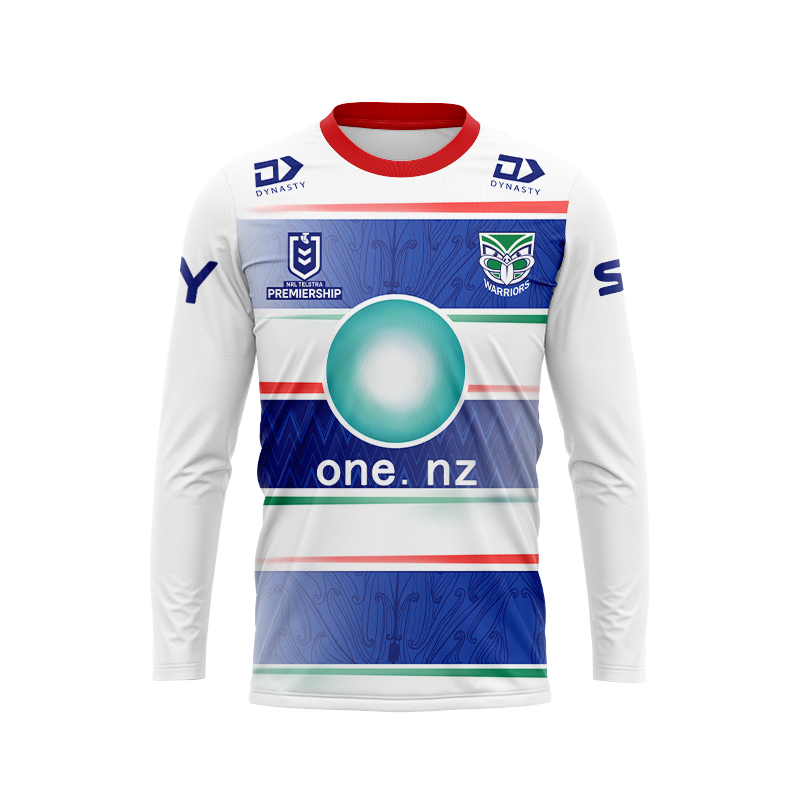 NRL New Zealand Warriors 2024 Long Sleeve Away Jersey