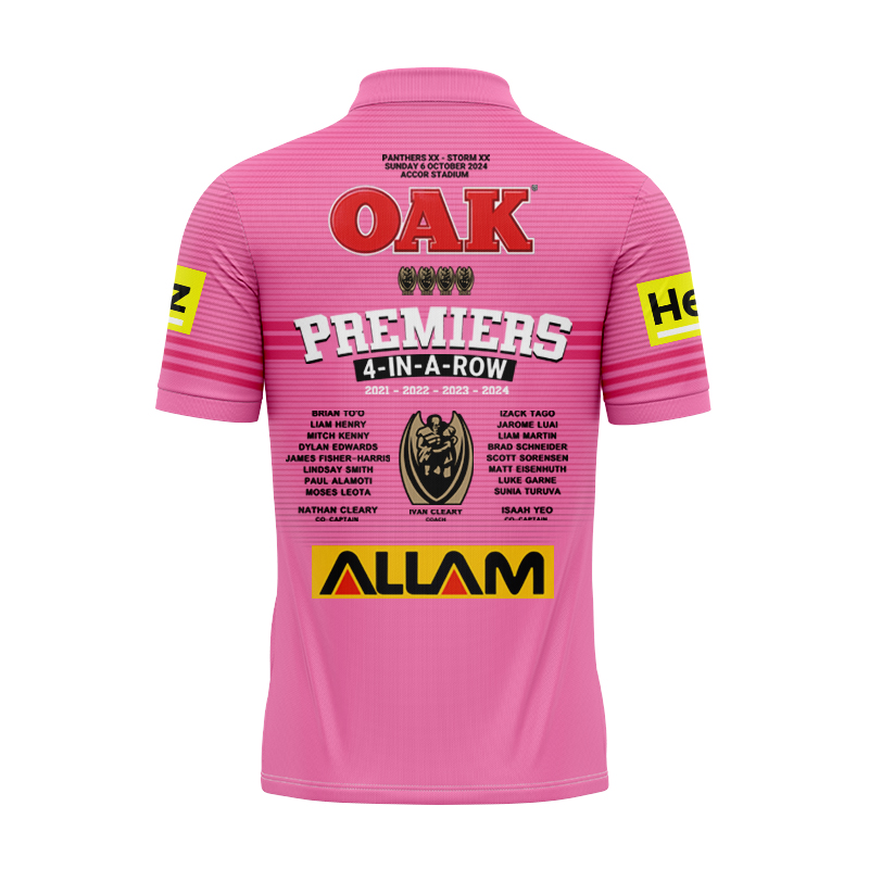 NRL Penrith Panthers Premiers 2024 Polo Shirt