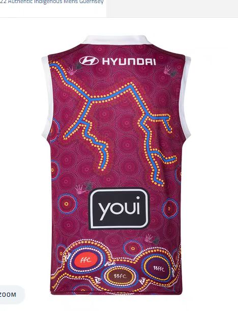 AFL Brisbane Lions 2022 Indigenous Guernsey