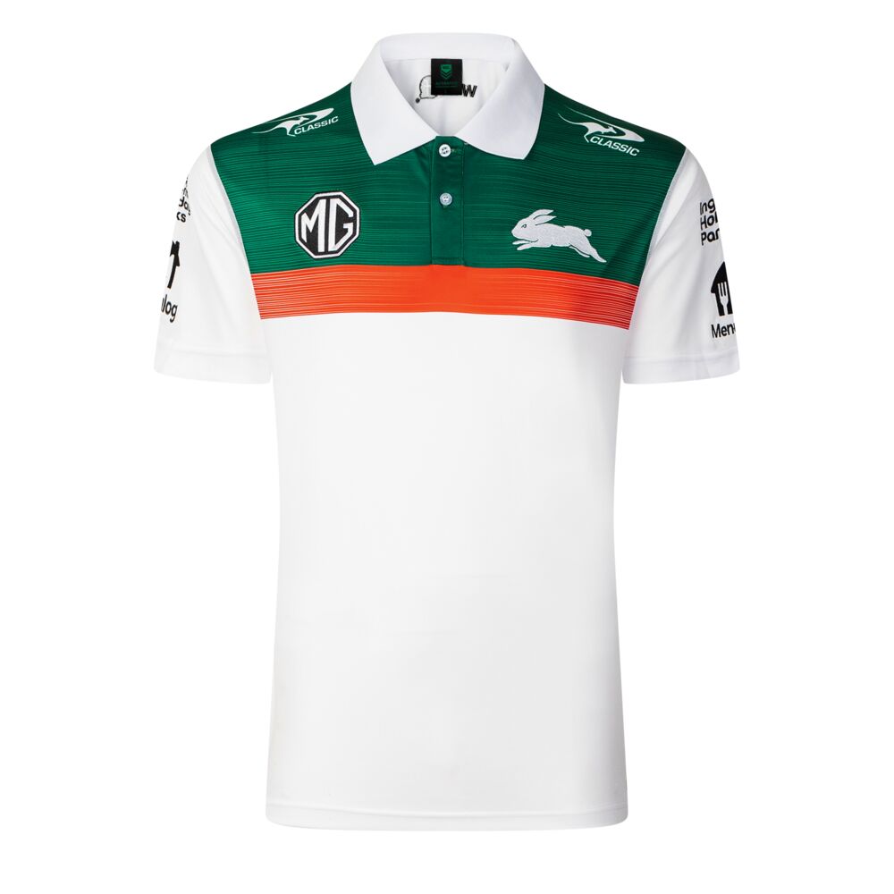 NRL South Sydney Rabbitohs 2025 Coaches Media Polo Shirt