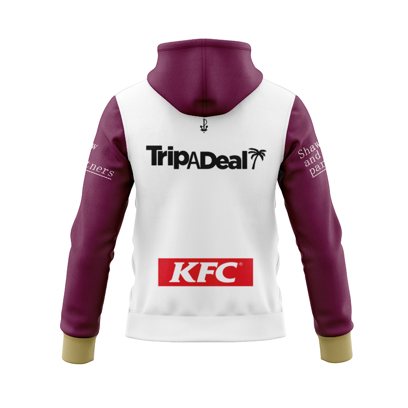 NRL Manly Warringah Sea Eagles 2024 ANZAC Zipper Hoodie