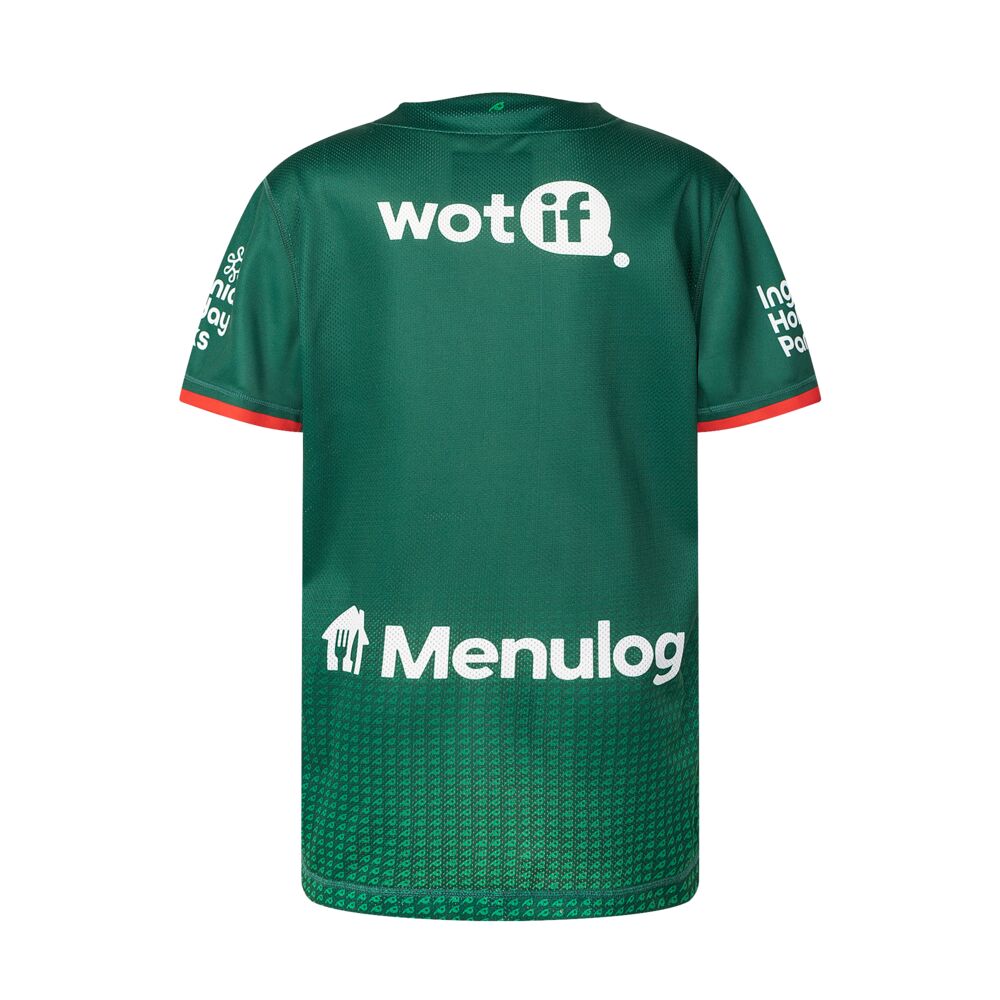 Kid's NRL South Sydney Rabbitohs 2025 Green Pro Training Jersey