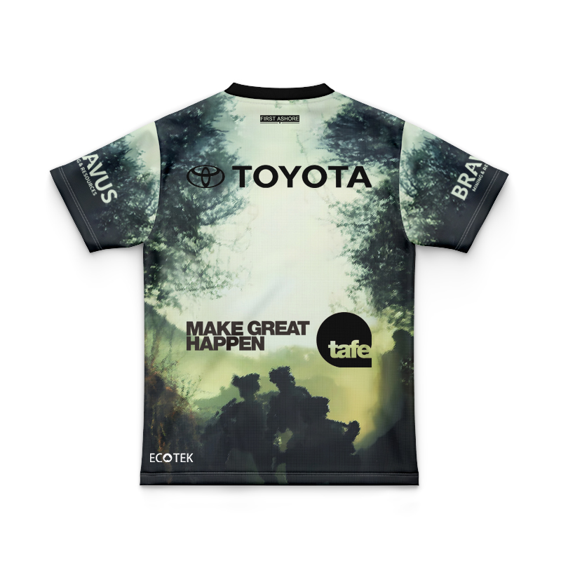 Kid's NRL North Queensland Cowboys 2024 ANZAC Jersey