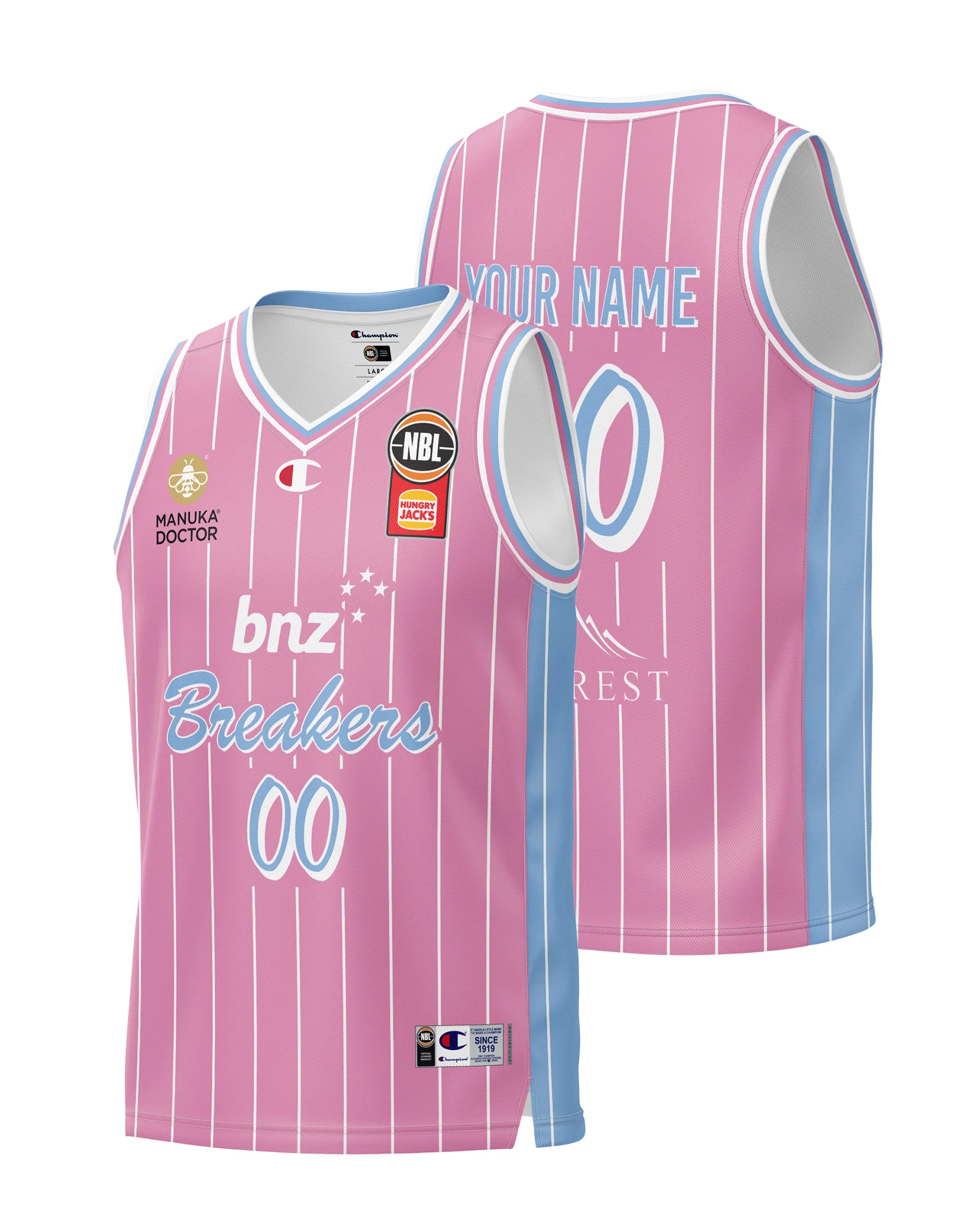 New Zealand Breakers 24/25 HoopsFest Jersey - Personalised