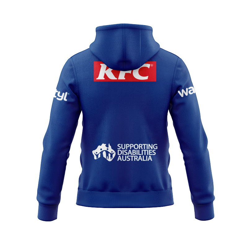 NRL Canterbury-Bankstown Bulldogs 2025 Away Zipper Hoodie