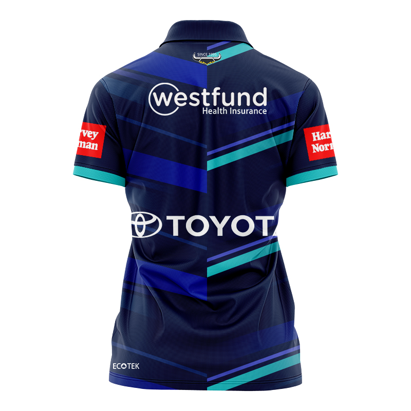 Women's NRLW North Queensland Cowboys 2024 Women in League Polo Shirt