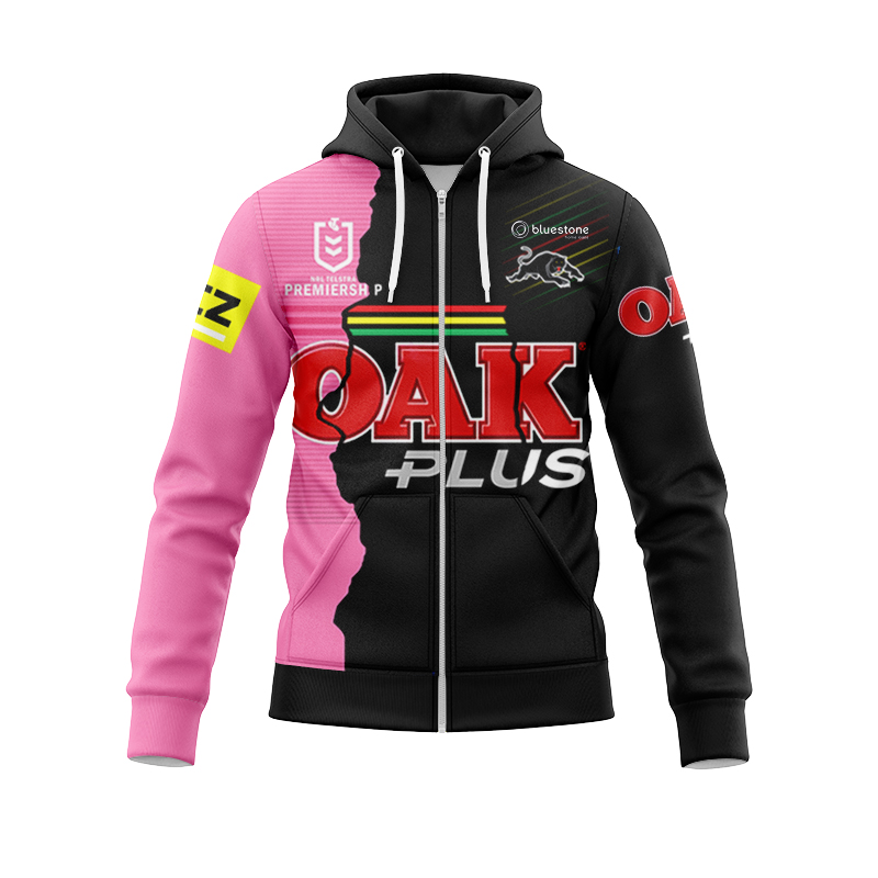 NRL Penrith Panthers 2023 Mix Zipper Hoodie