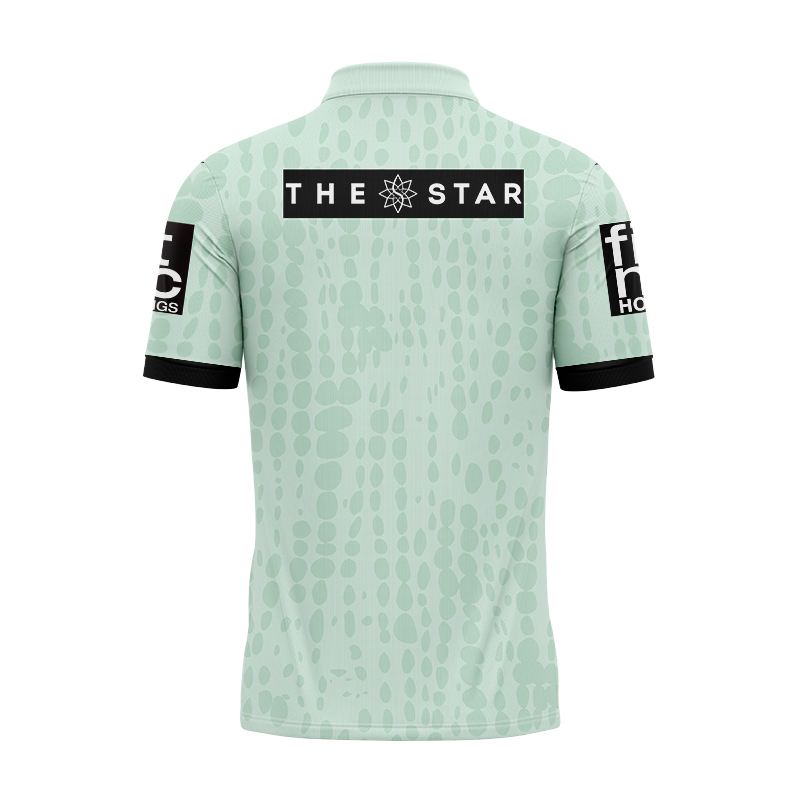 NRL Brisbane Broncos 2025 Mint Training Polo Shirt