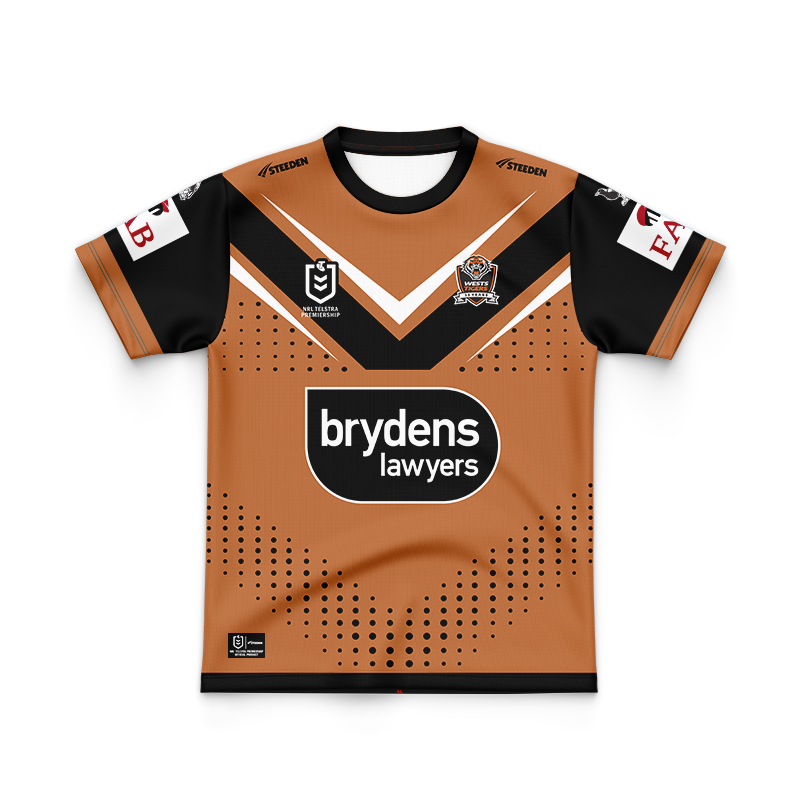 Kid's NRL Wests Tigers 2024 Away Jersey