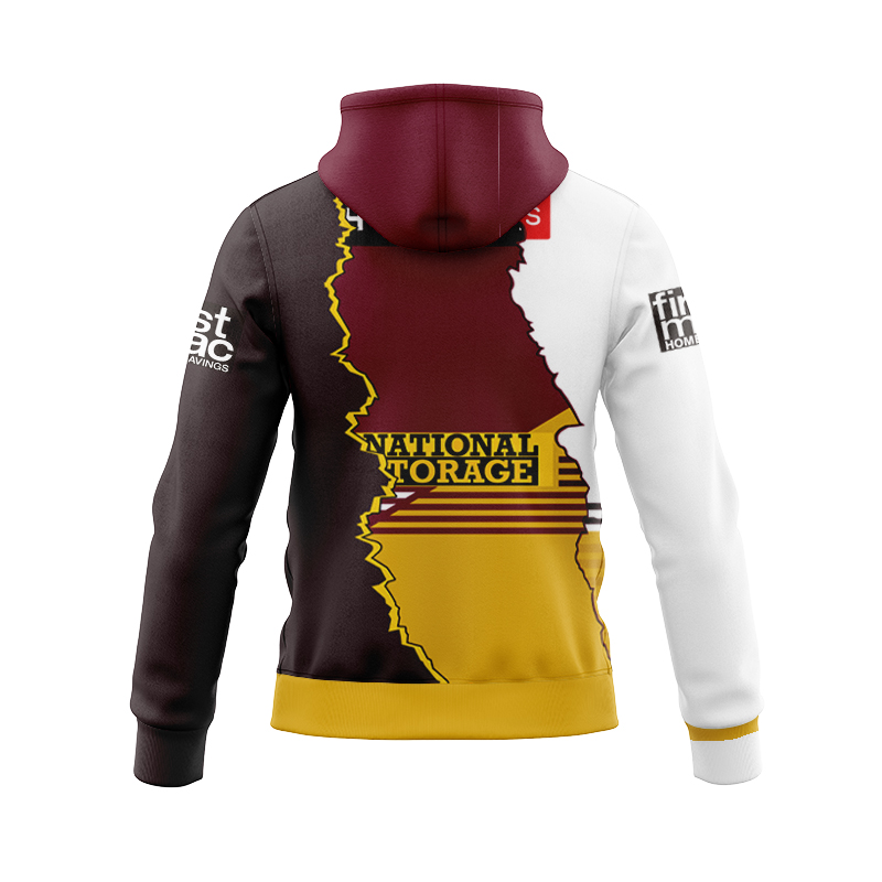 NRL Brisbane Broncos 2024 Mix Zipper Hoodie