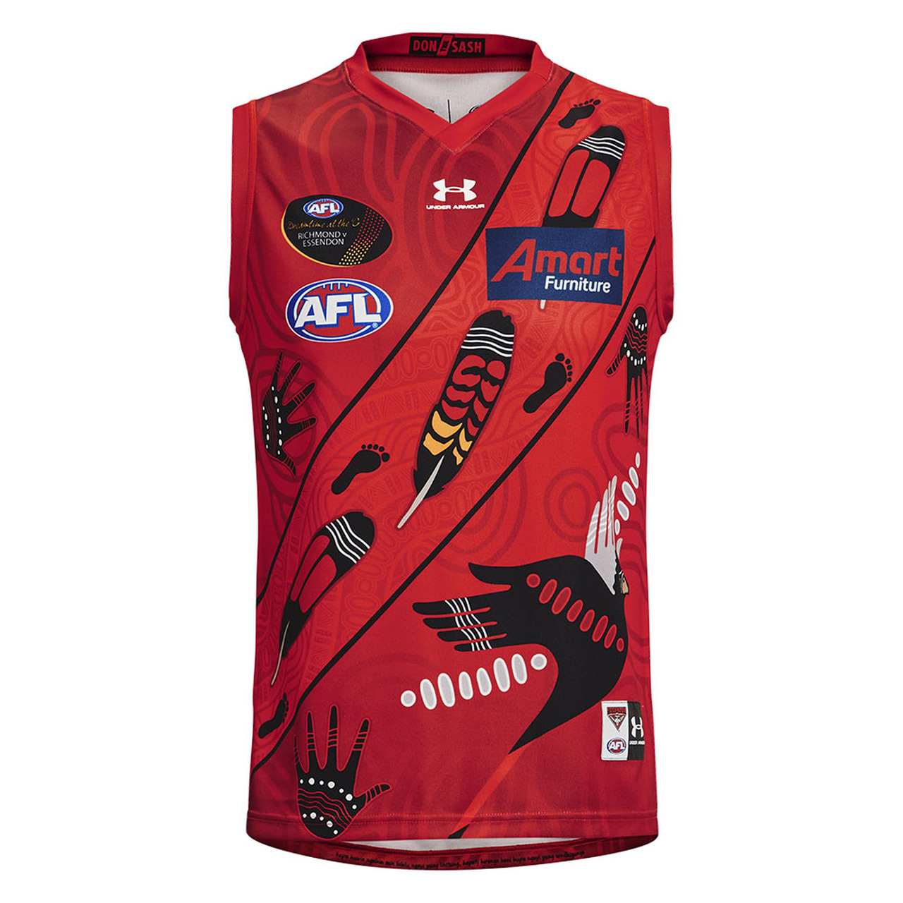 AFL Essendon Bombers 2021 Indigenous Guernsey
