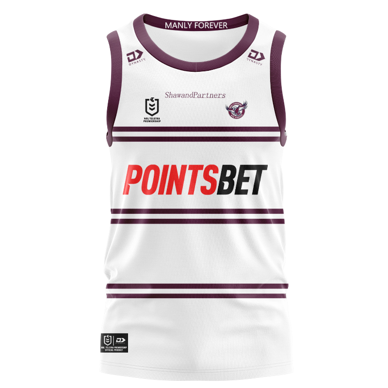 NRL Manly Warringah Sea Eagles 2023 Away Singlet