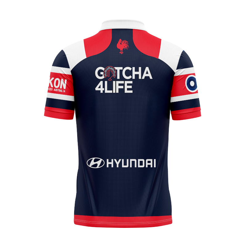 NRL Sydney Roosters 2024 Home Polo Shirt