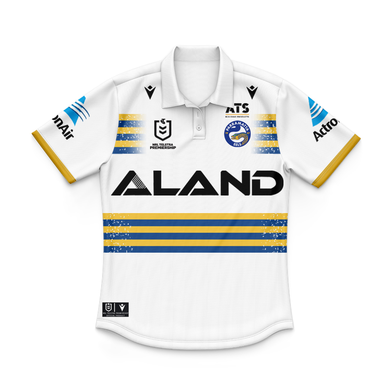 Kid's NRL Parramatta Eels 2024 Away Polo Shirt