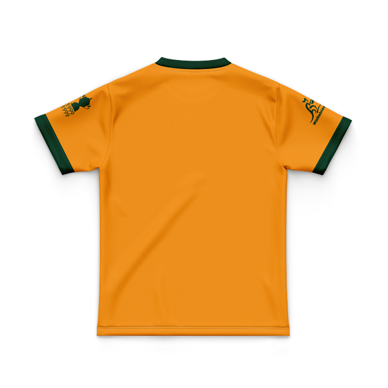 Kid's Australian Wallabies RWC 2023 Home Jersey