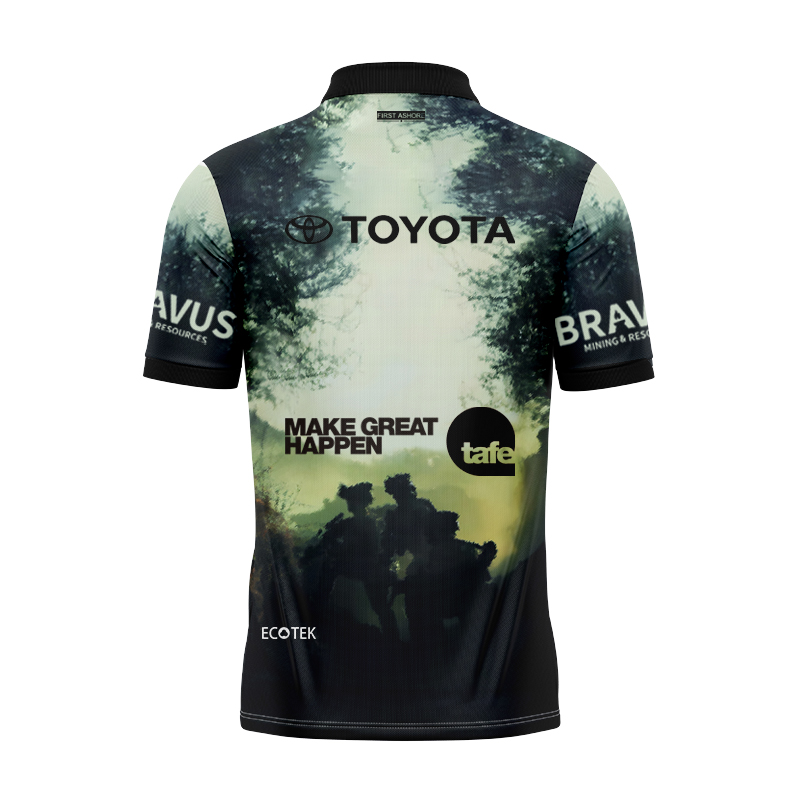 NRL North Queensland Cowboys 2024 ANZAC Polo Shirt