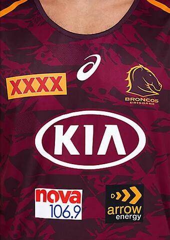 NRL Brisbane Broncos 2024 Training Singlet