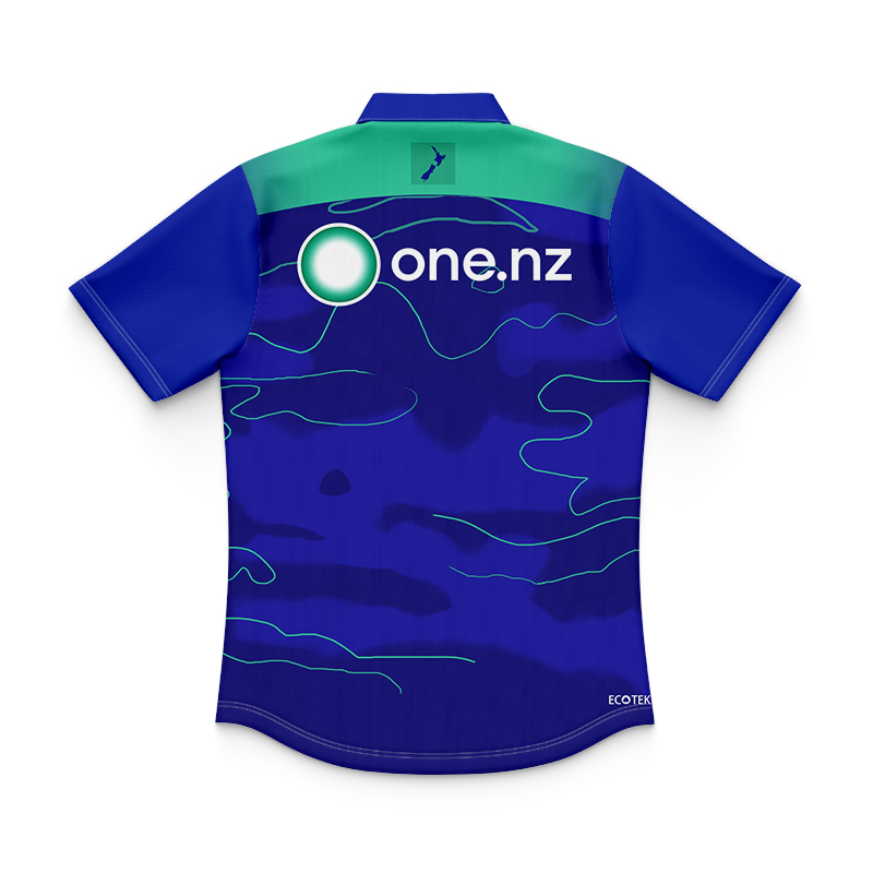 Kid's NRL New Zealand Warriors Dynasty 2024 Royal Training Polo Shirt