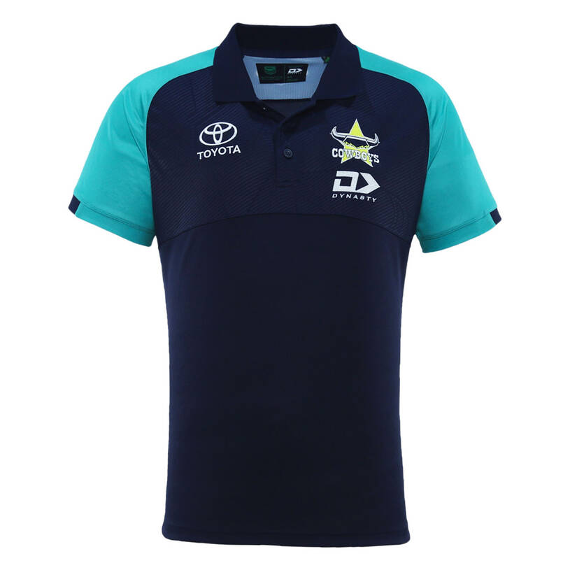 NRLW North Queensland Cowboys 2024 Media Polo Shirt