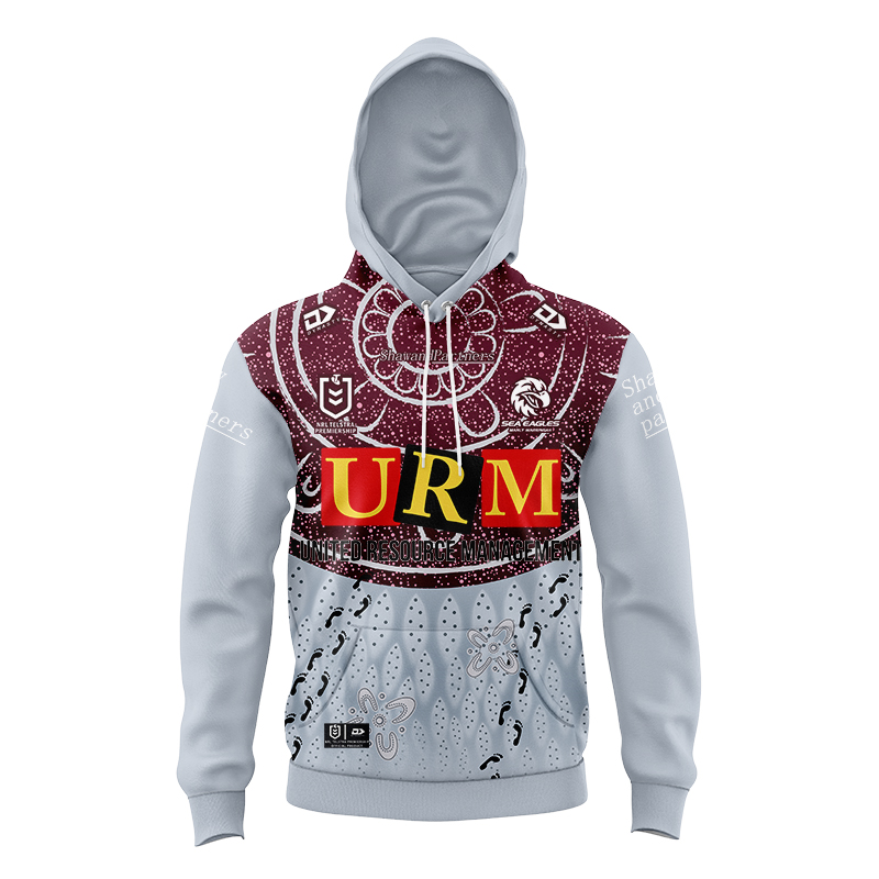 Kid's NRL Manly Warringah Sea Eagles 2024 Indigenous Hoodie