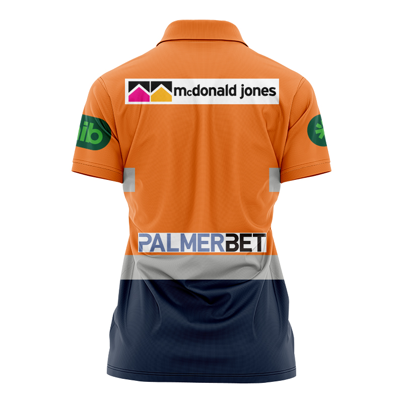 Women's NRL Newcastle Knights 2024 Retail Mining Polo Shirt