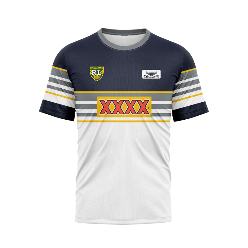 NRL North Queensland Cowboys 1995 Round Retro Jersey