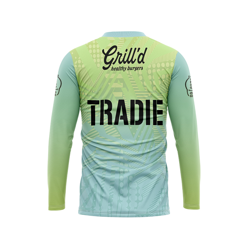 NRL Melbourne Storm 2024 Long Sleeve Green Training Jersey