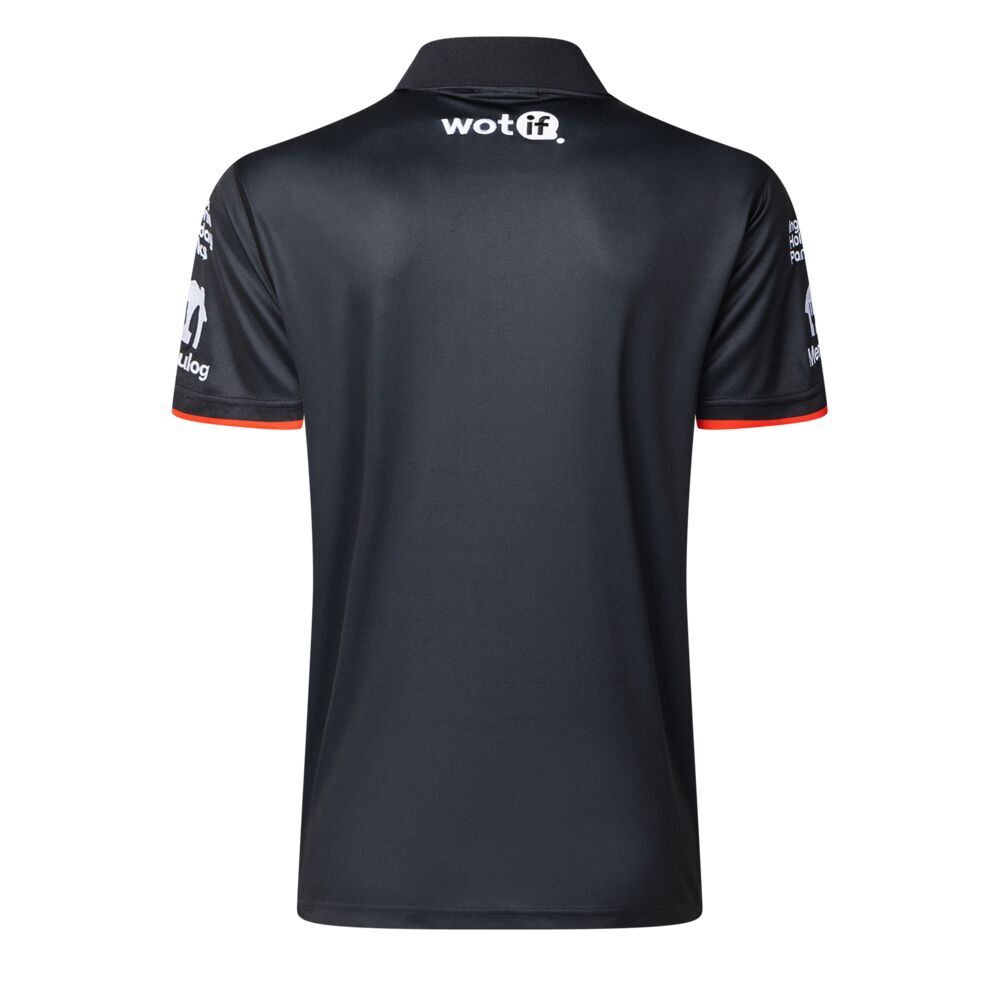 Women's NRL South Sydney Rabbitohs 2025 Black Players Polo Shirt