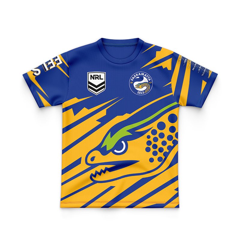Kid's NRL Parramatta Eels 2024 'FISHFINDER' Jersey