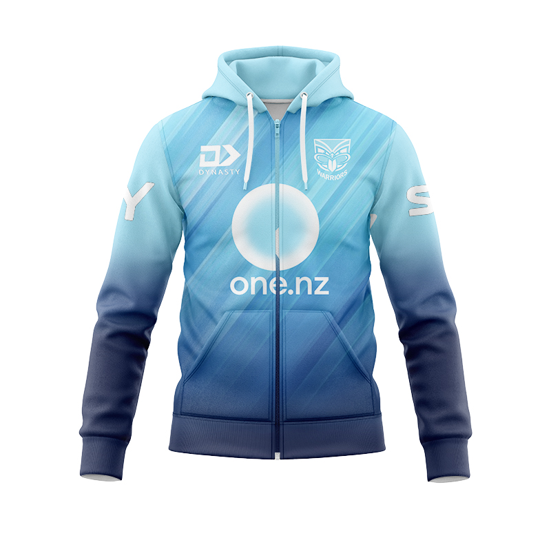 NRL New Zealand Warriors 2024 Dynasty Pre-Season Zipper Hoodie